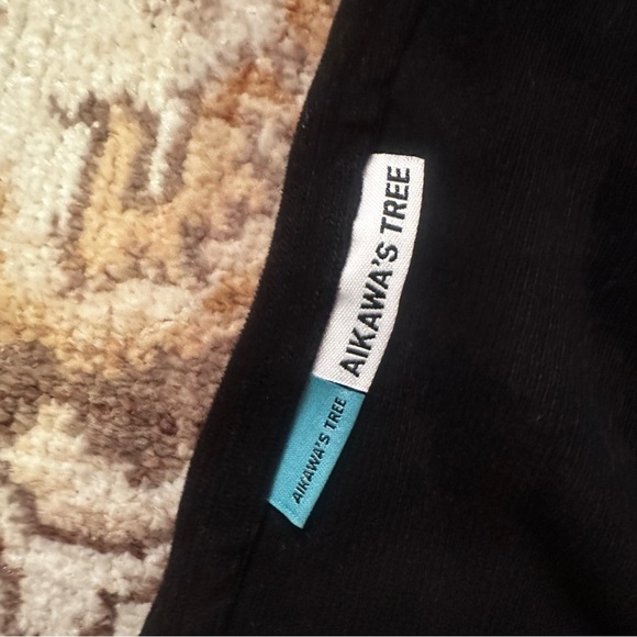 Aelfric Eden x Aikawa’s Tree Black Corduroy Baggy Sweatpants - Picture 4 of 9